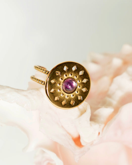 Anello “Gold Amethyst”