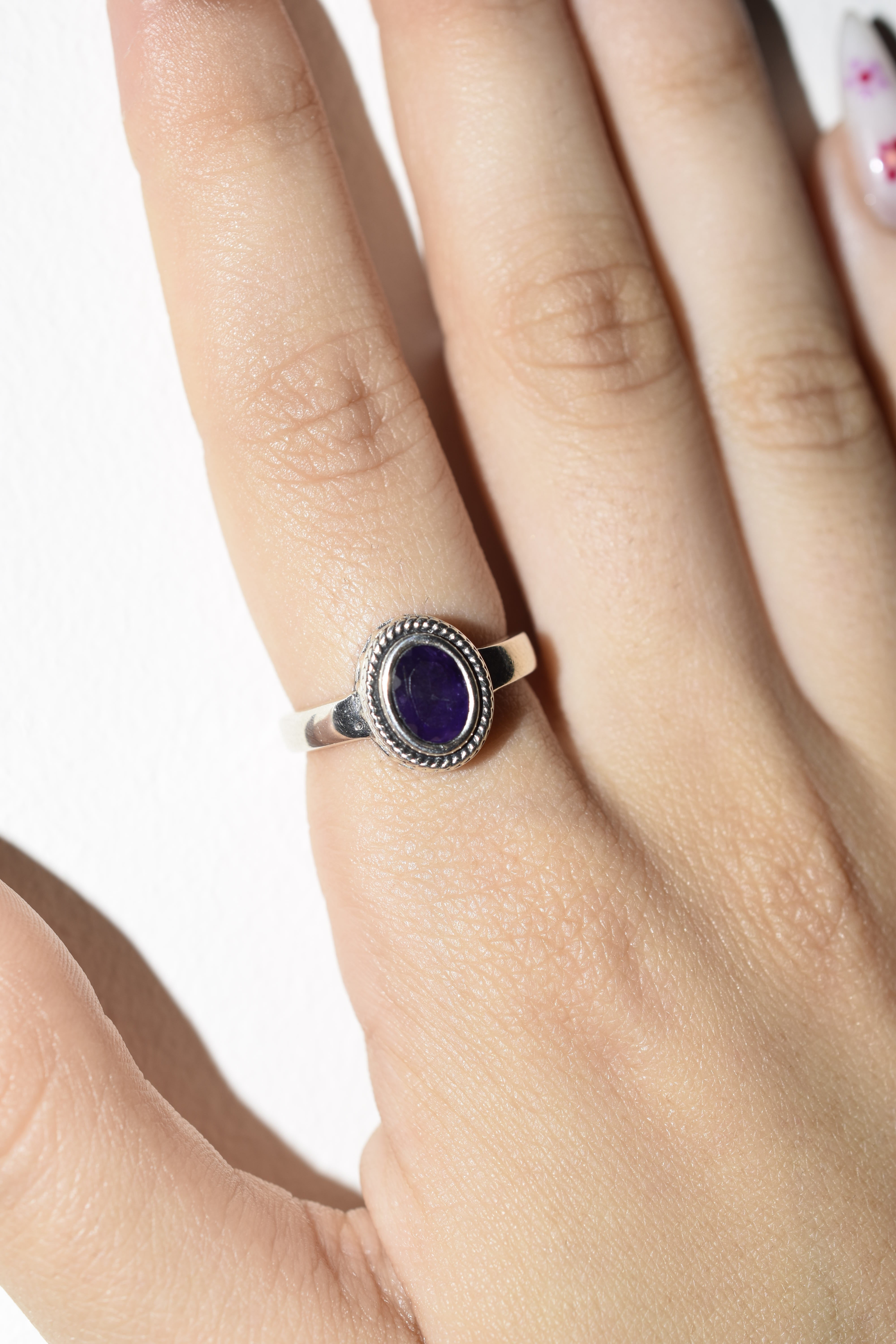 Anello in argento 925 con Ametista