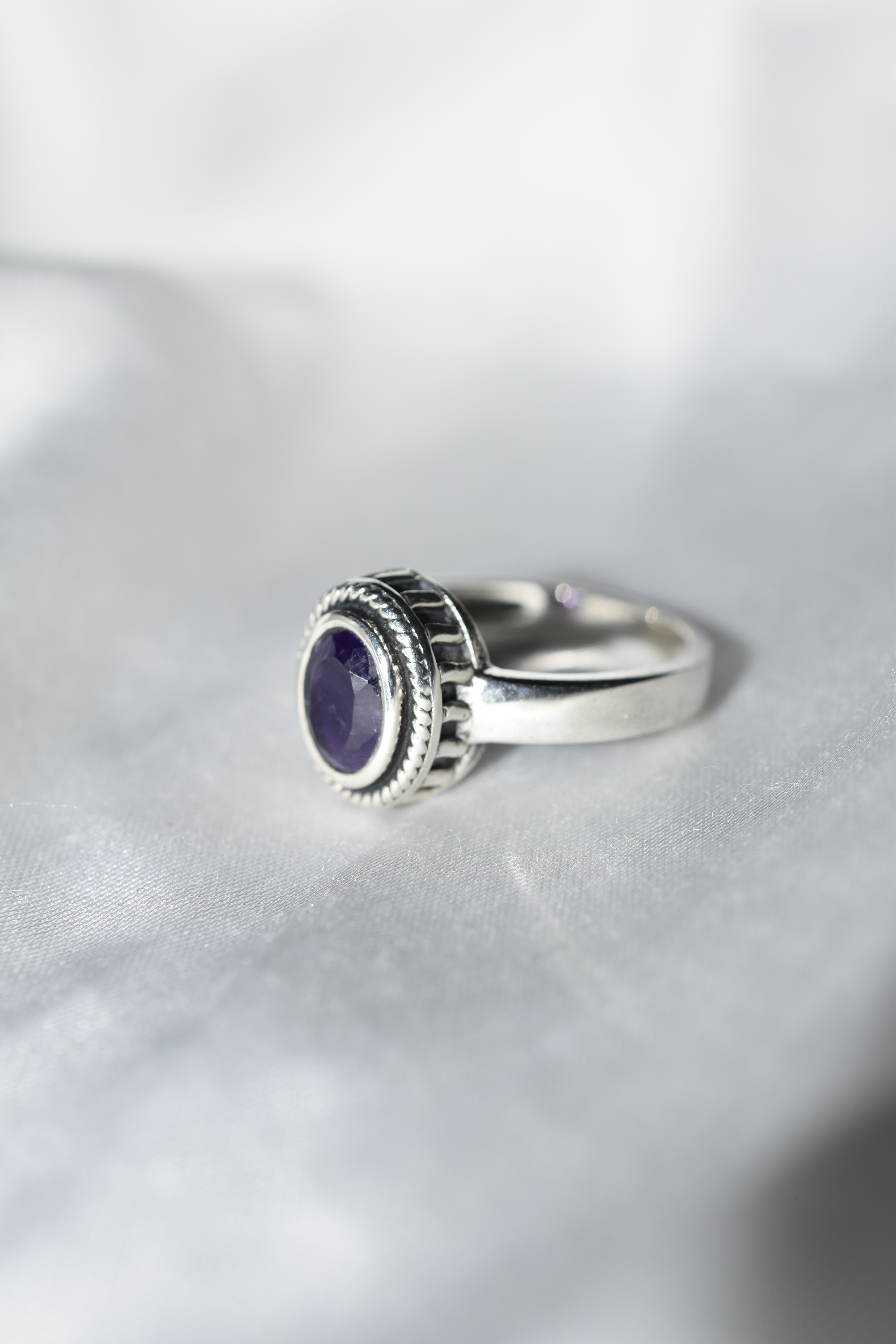 Anello in argento 925 con Ametista