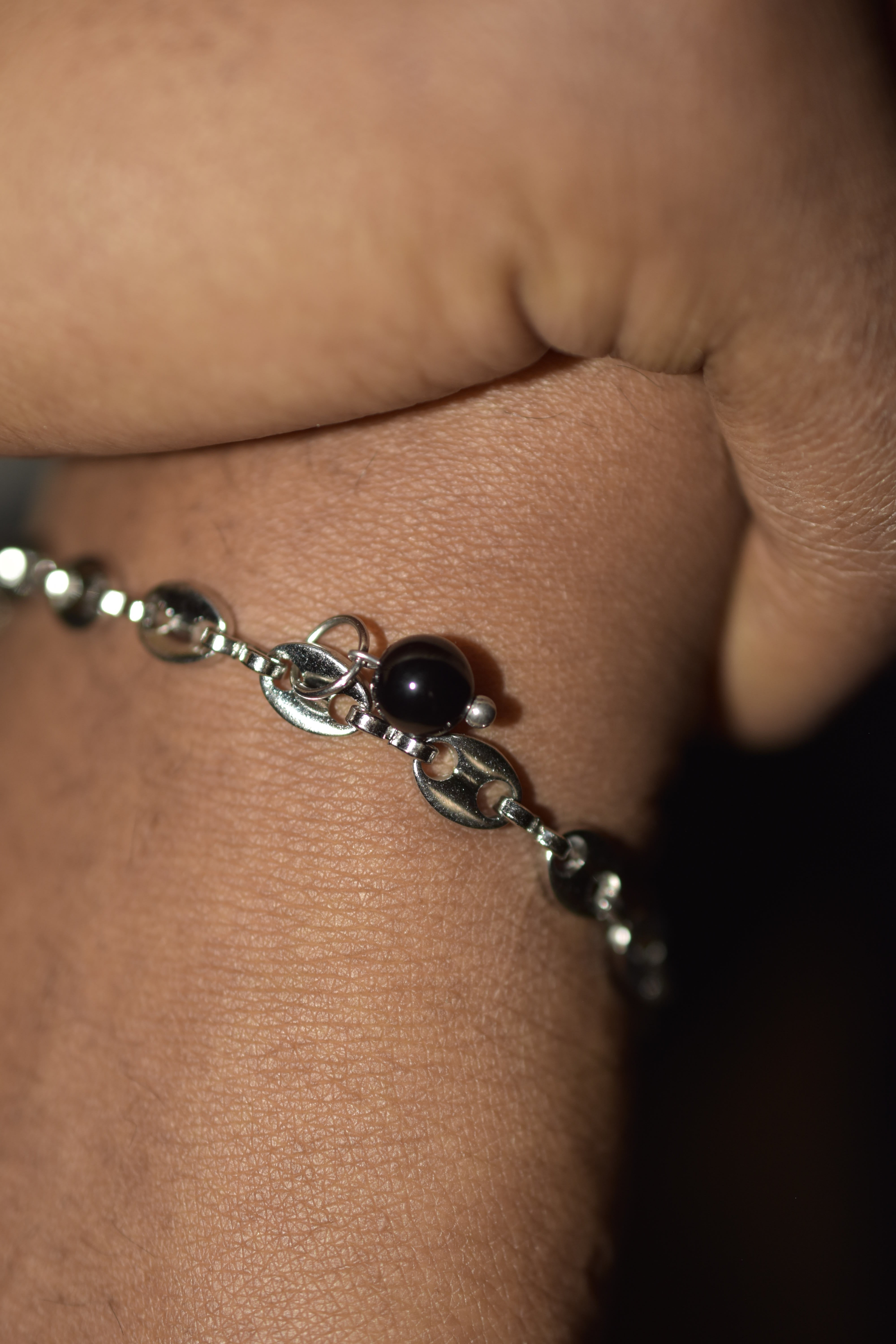 Bracciale da uomo con Onice
