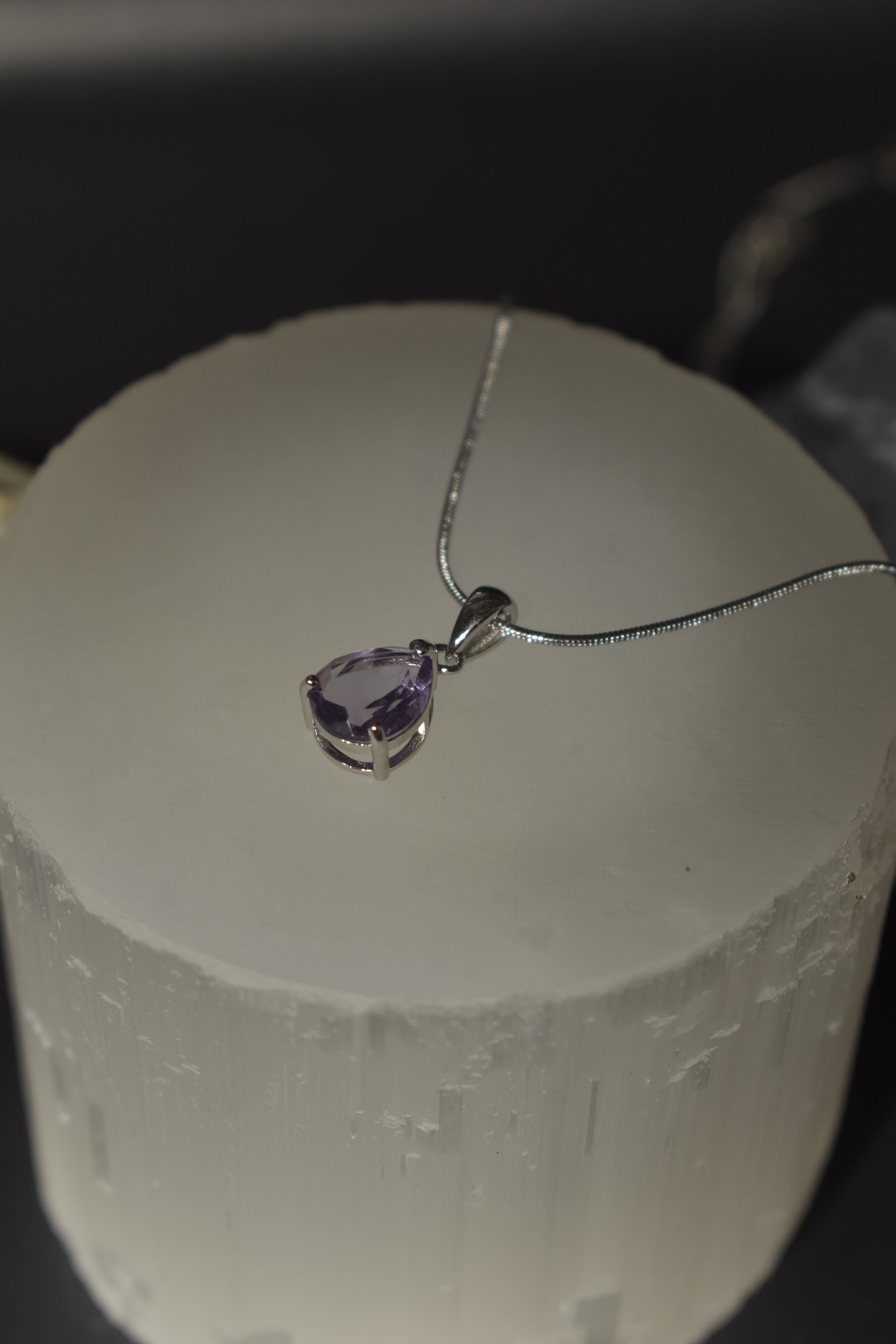 Ciondolo in Ametista e argento 925