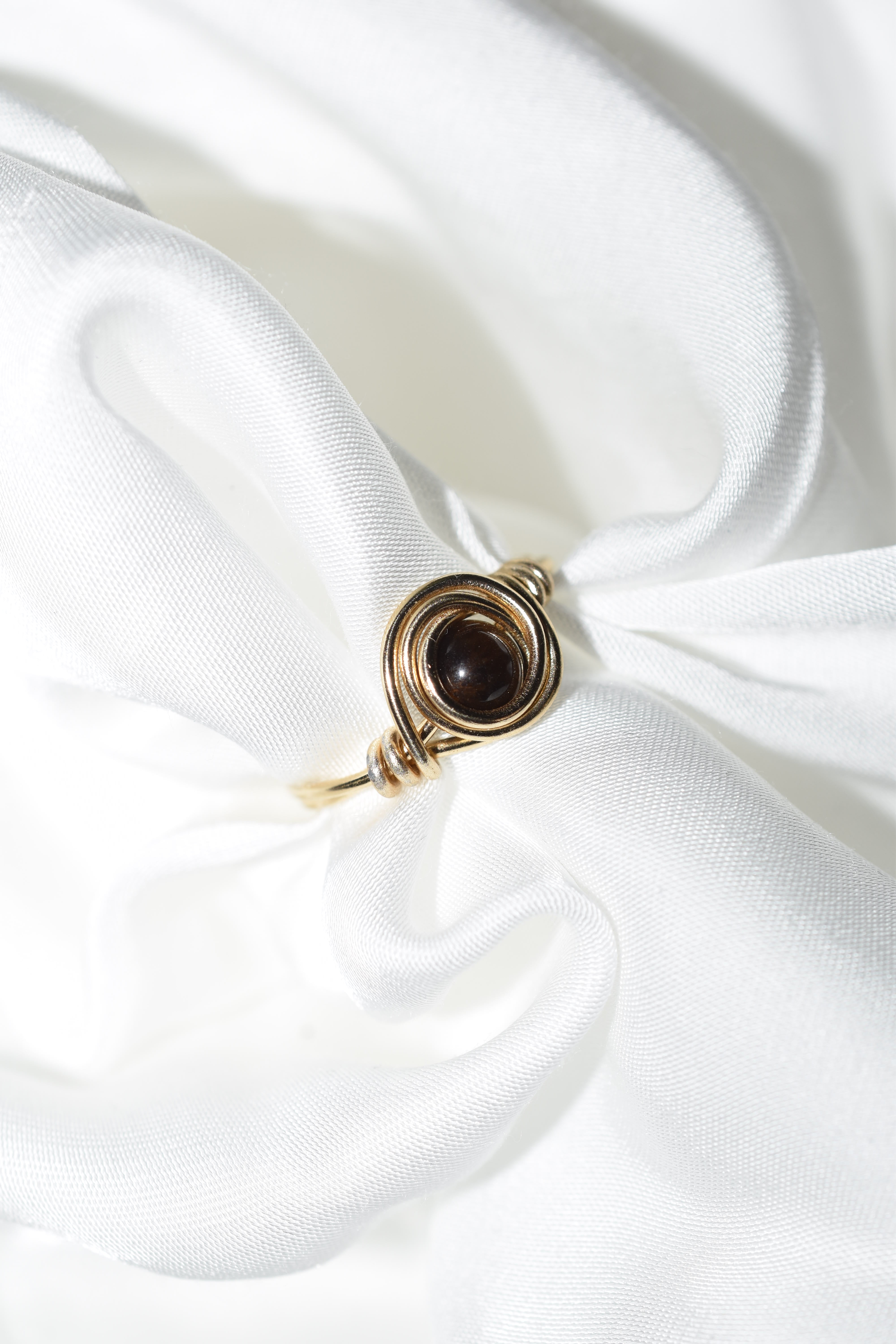 Anello Xander in Occhio di Tigre