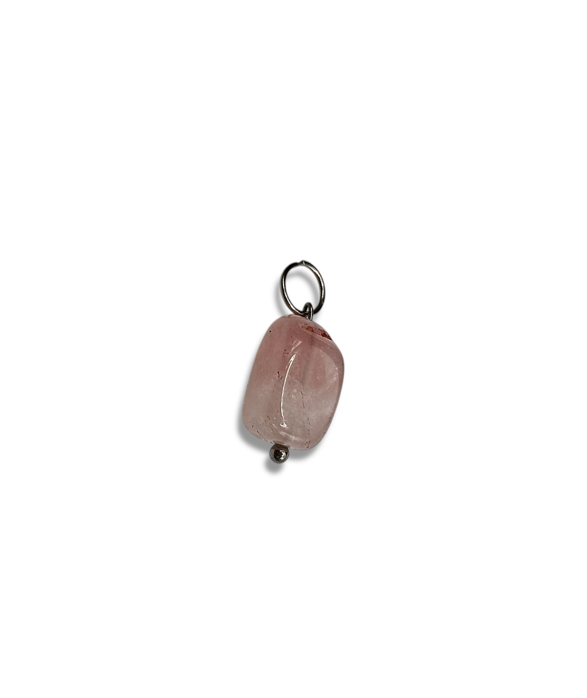 Charm in Quarzo rosa