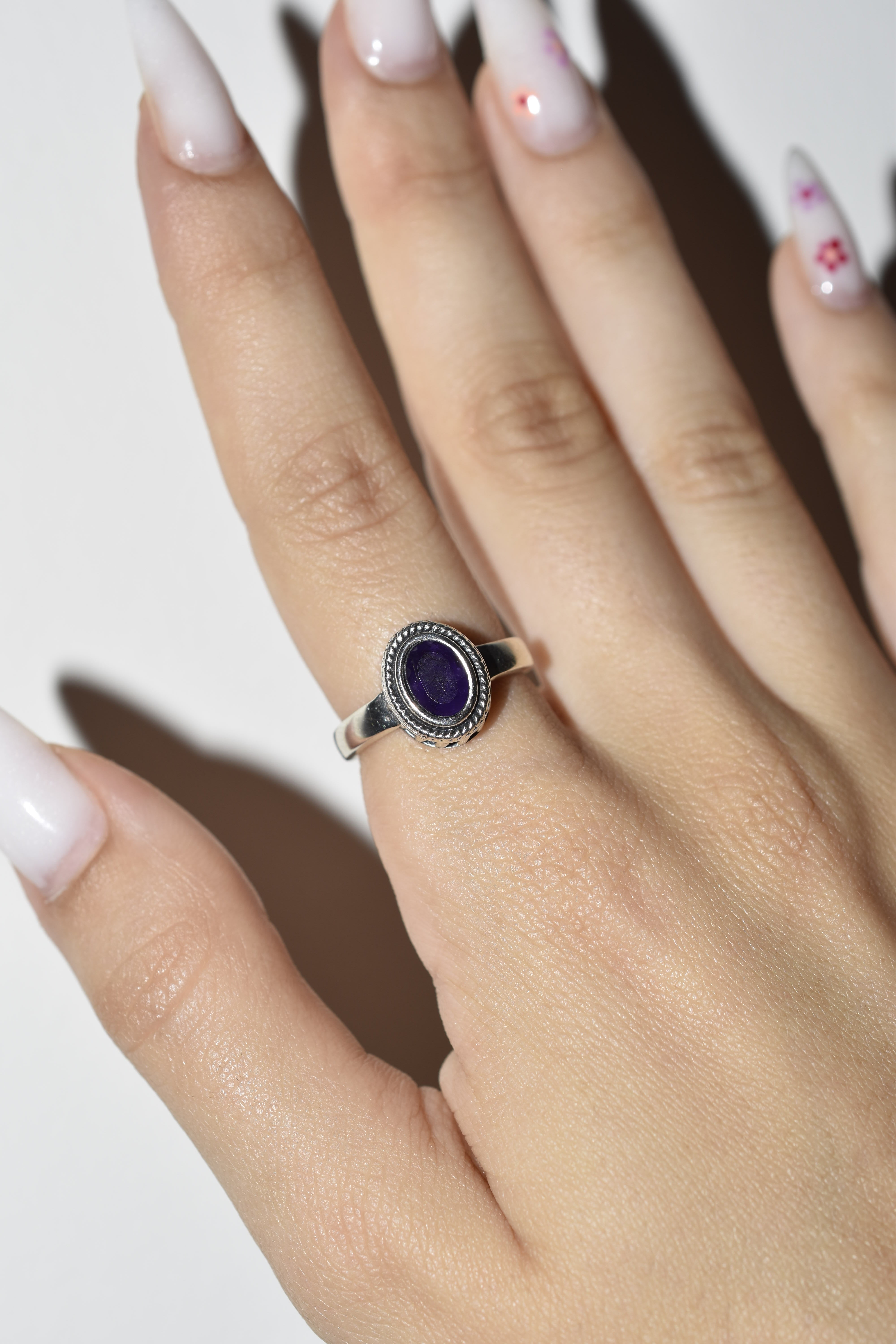 Anello in argento 925 con Ametista
