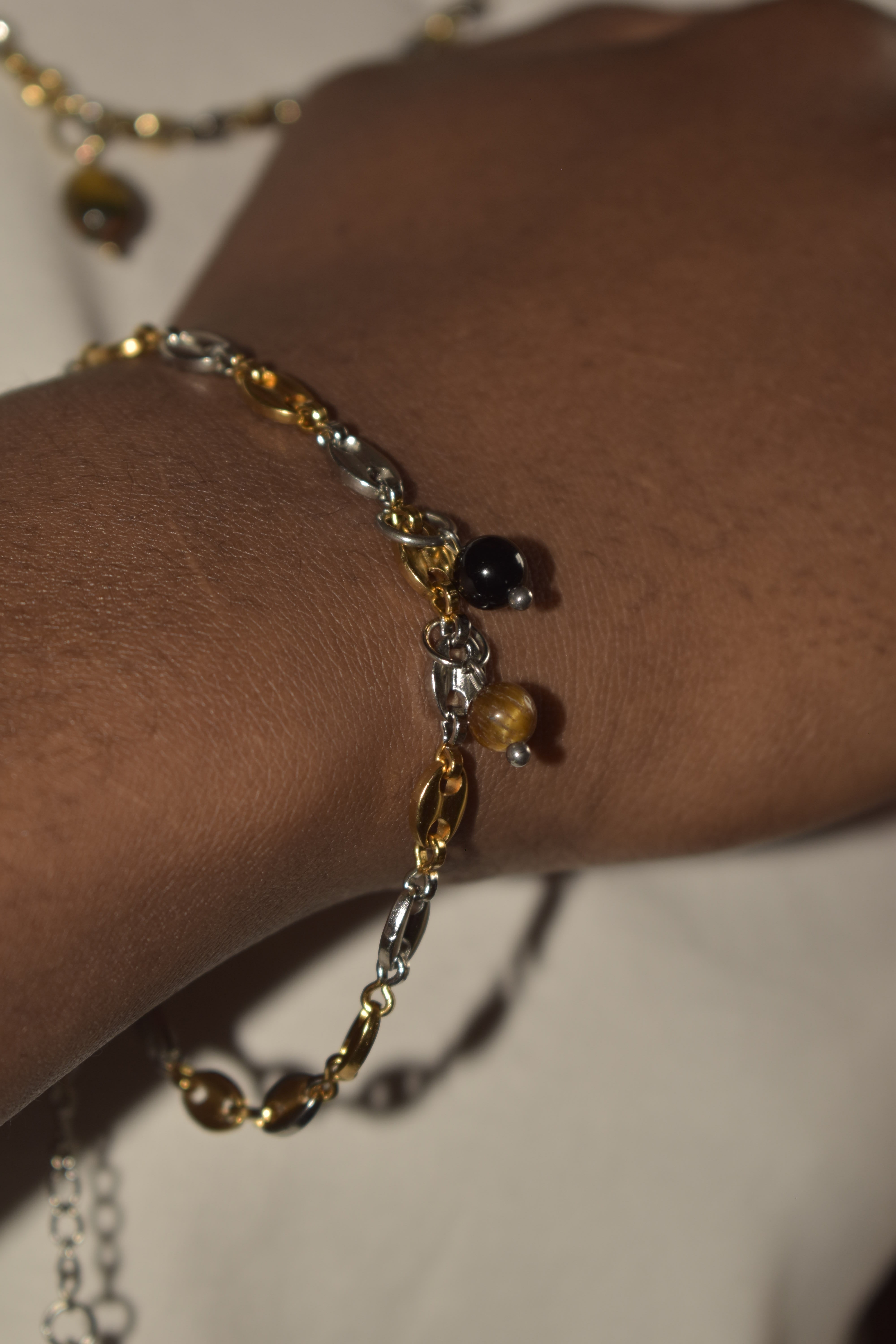 Bracciale da uomo con Onice