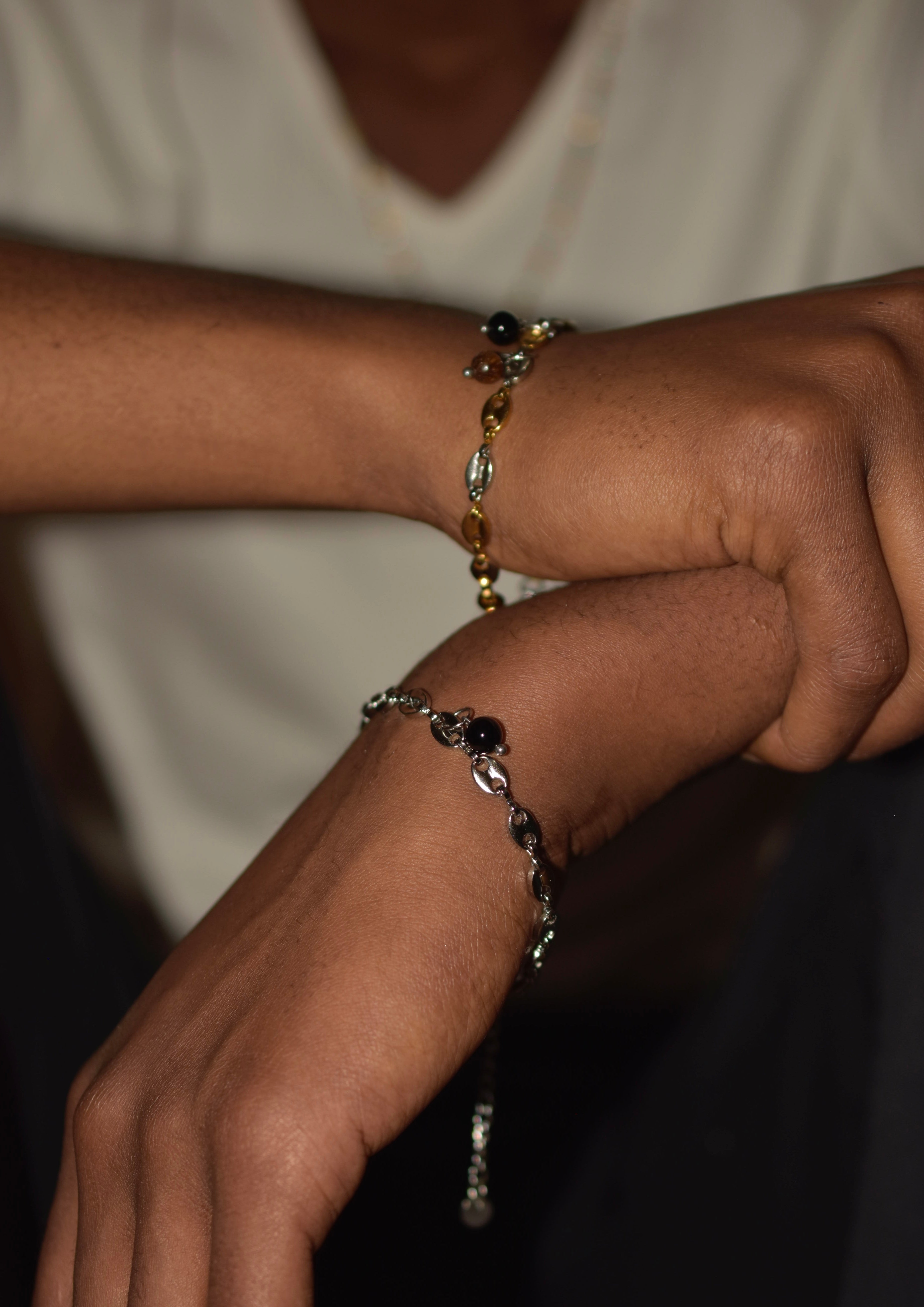 Bracciale da uomo con Onice