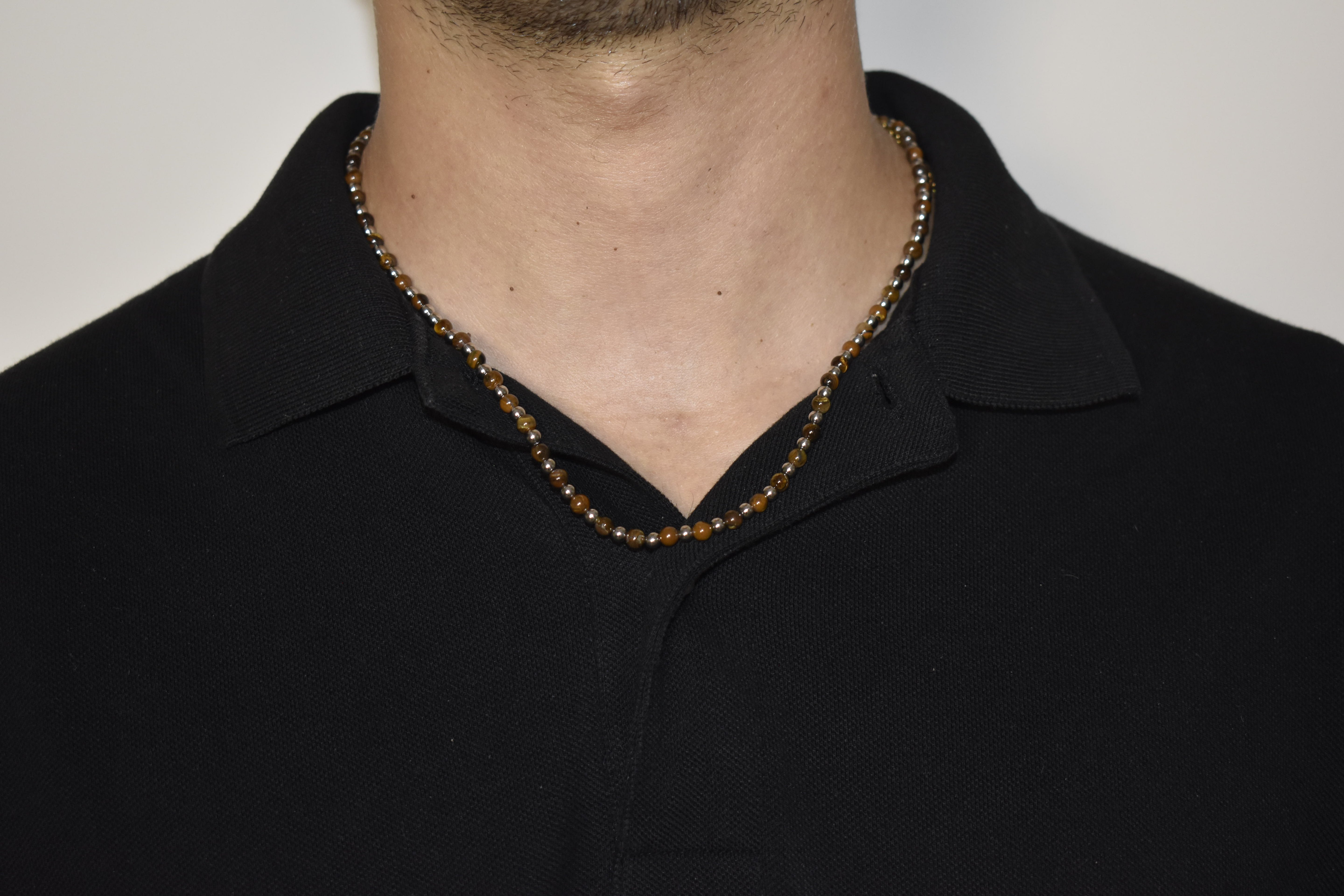 Collana Jelani in Occhio di Tigre