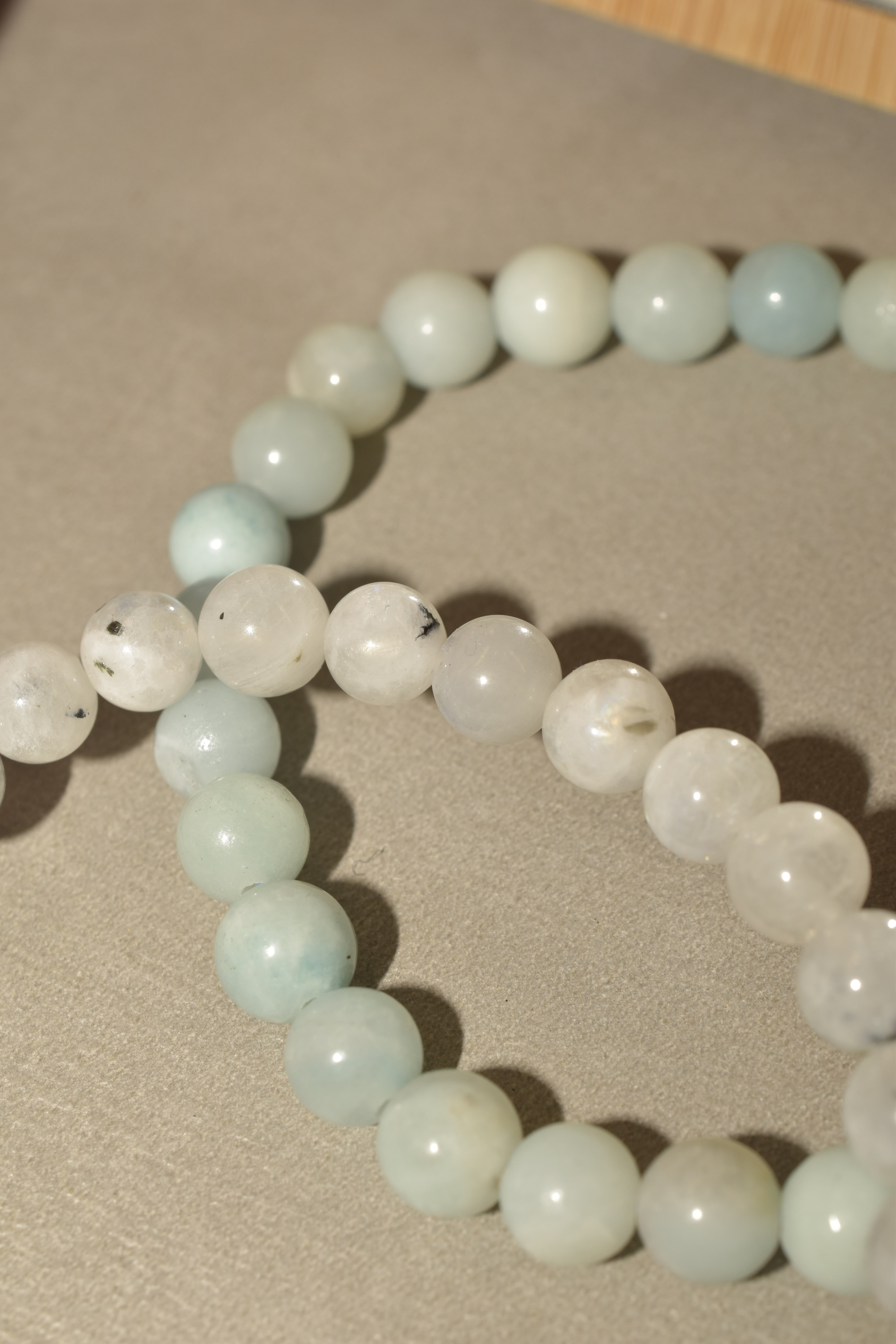 Bracciali combo Acquamarina e Pietra di Luna