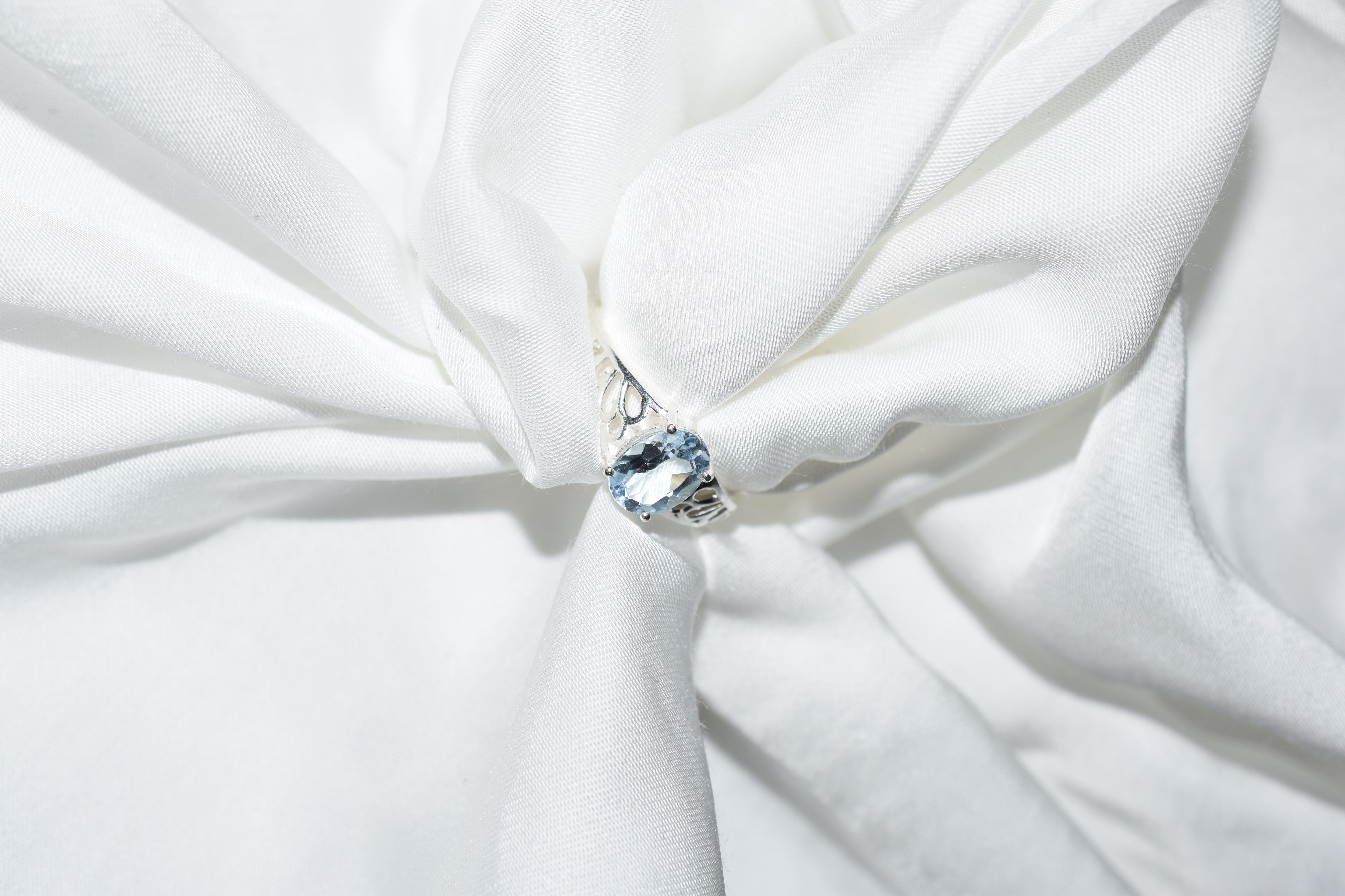 Anello Topazio in argento 925