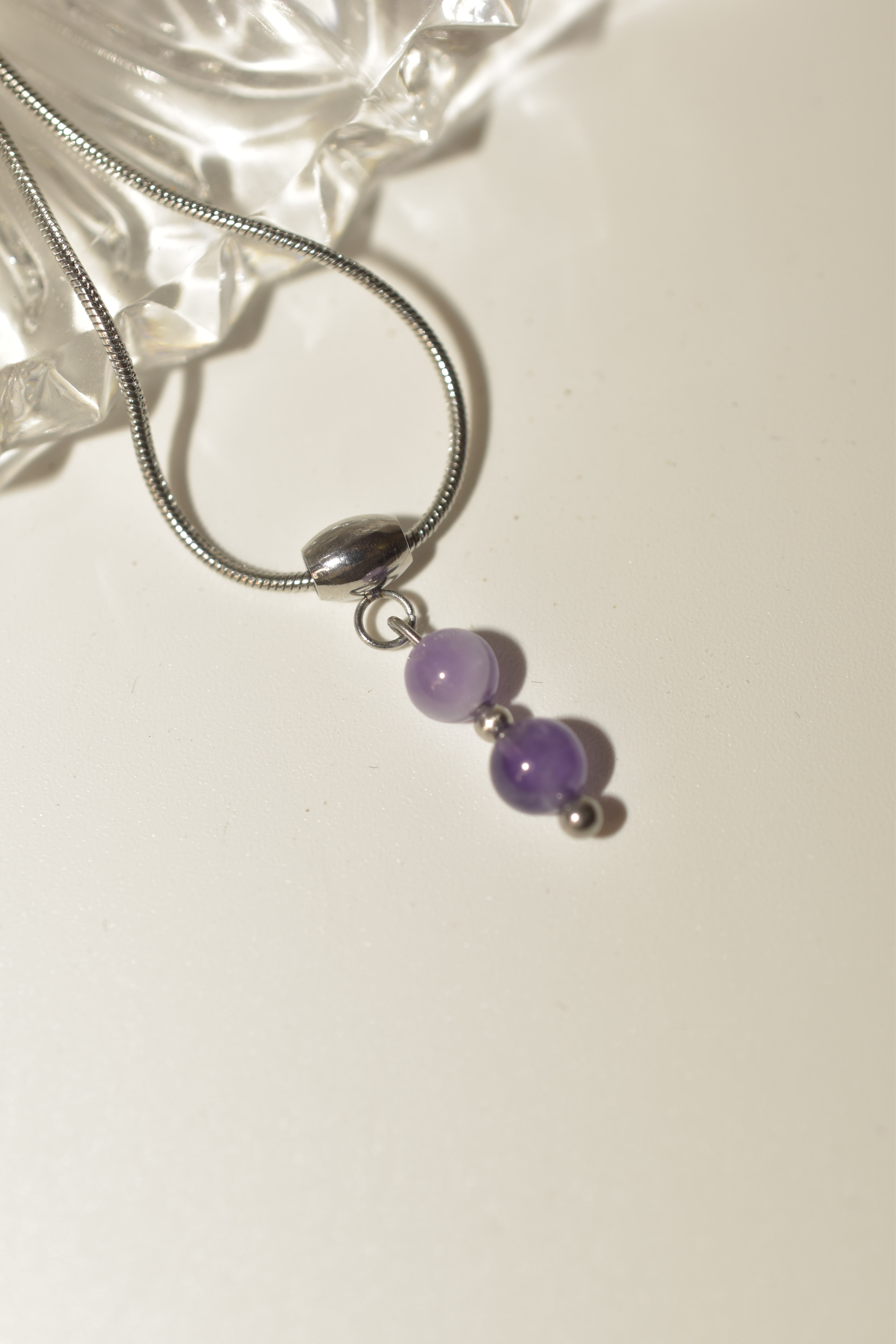 Collana Amber in Ametista