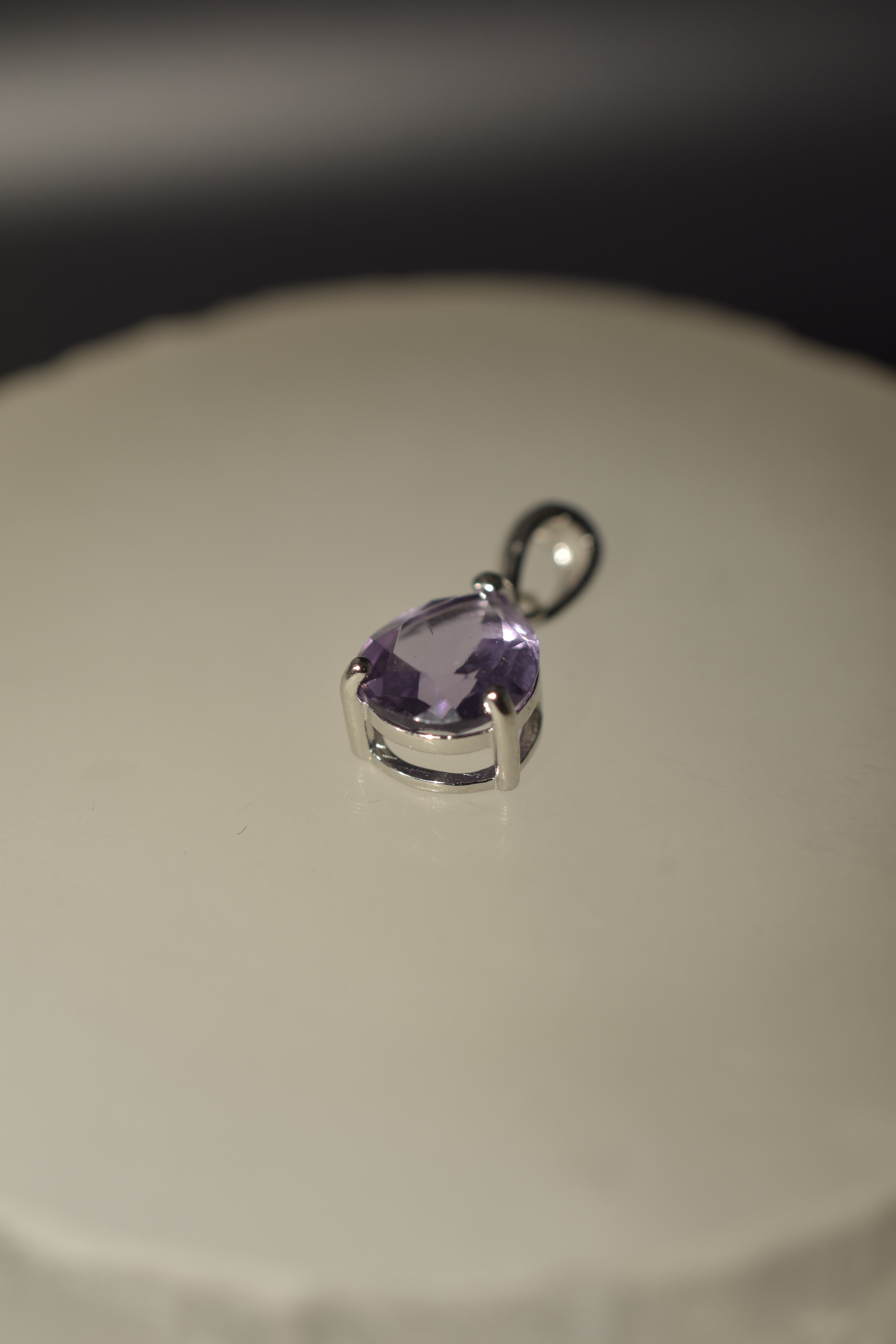 Ciondolo in Ametista e argento 925