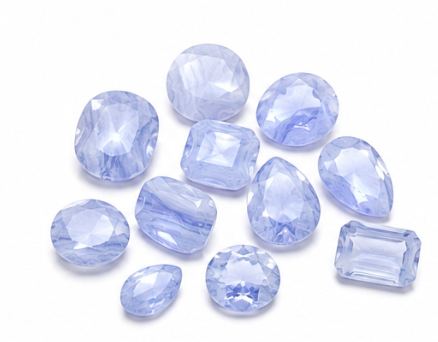 Agata dal pizzo blu