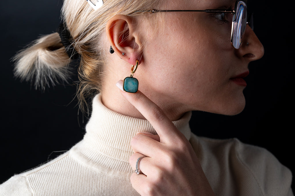 Euridice Amazonite Earrings
