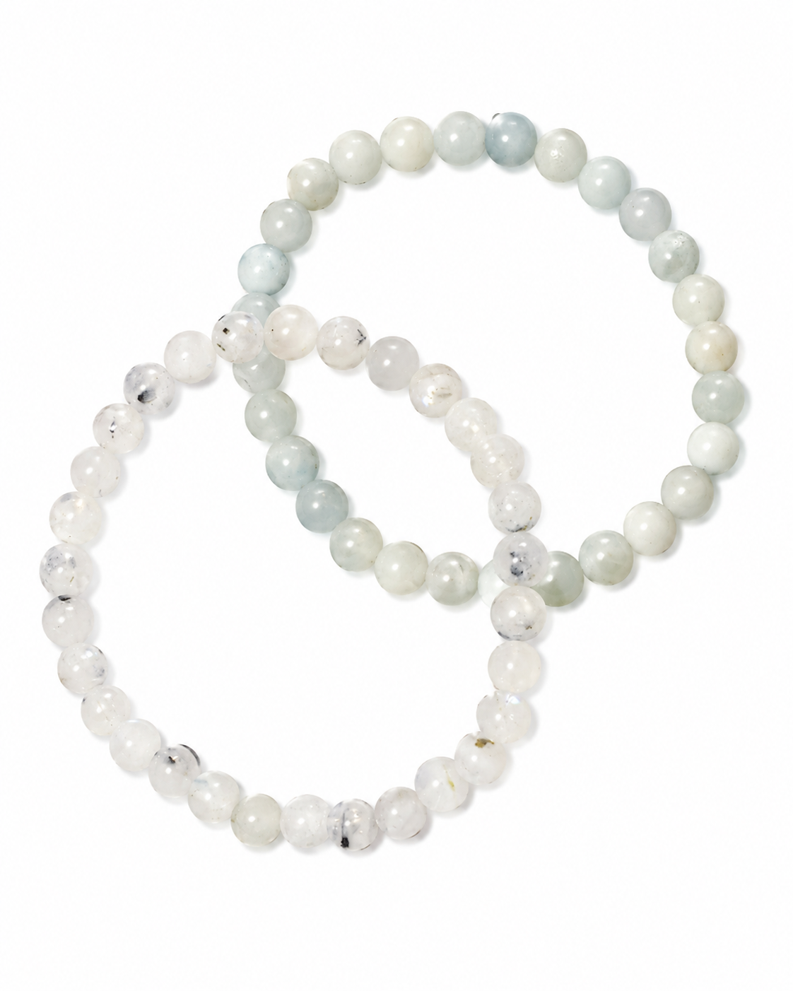 Bracciali combo Acquamarina e Pietra di Luna
