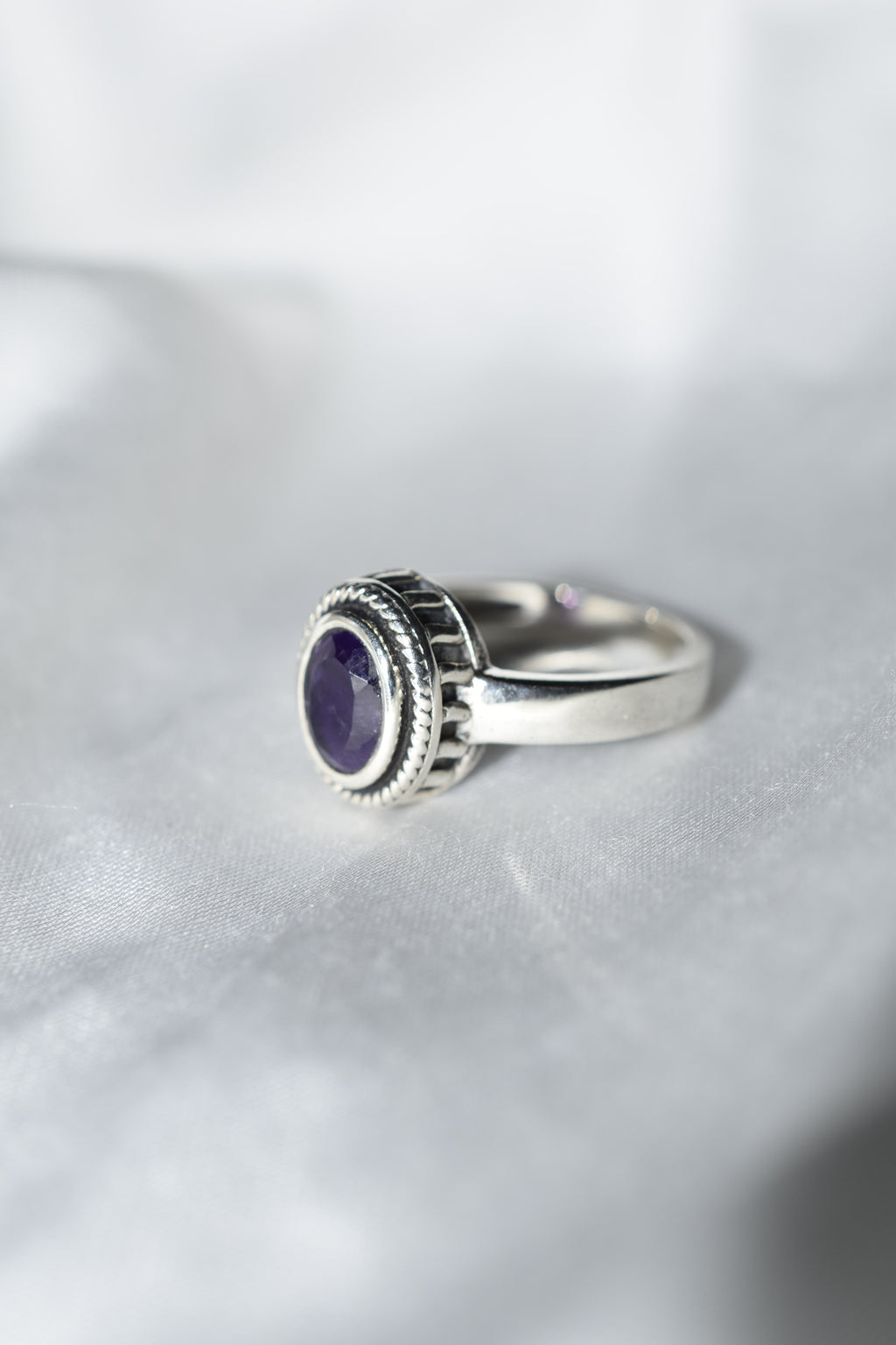 Anello in argento 925 con Ametista