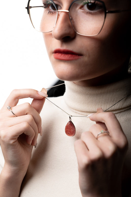 Collana Strawberry in argento 925