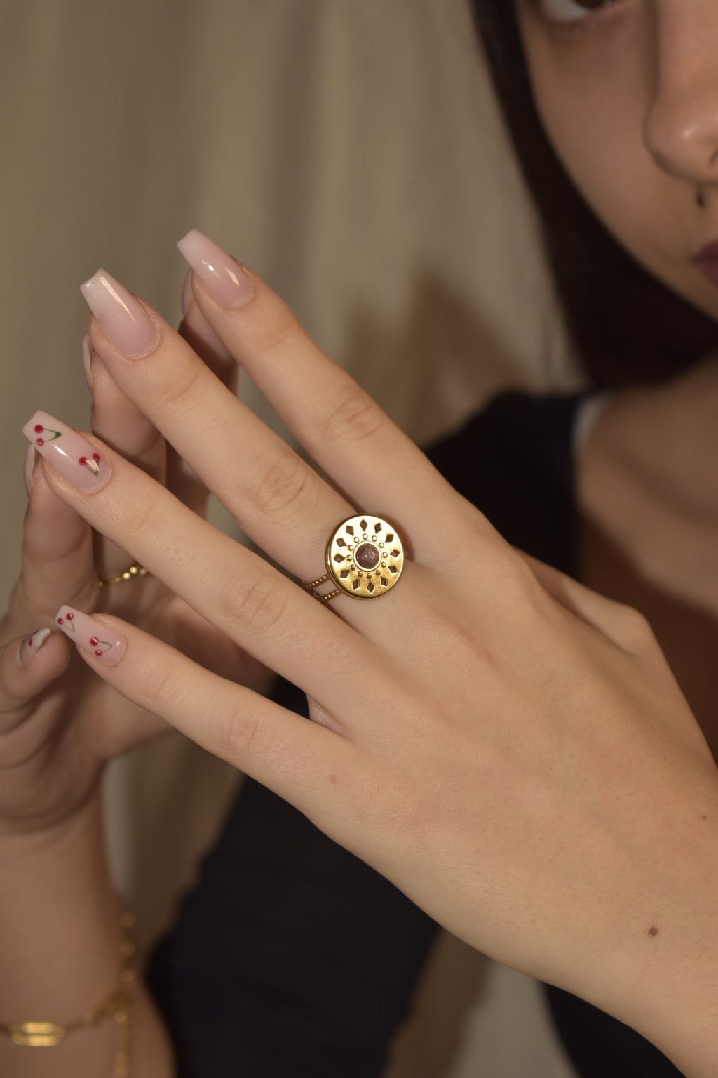 Anello “Gold Amethyst”