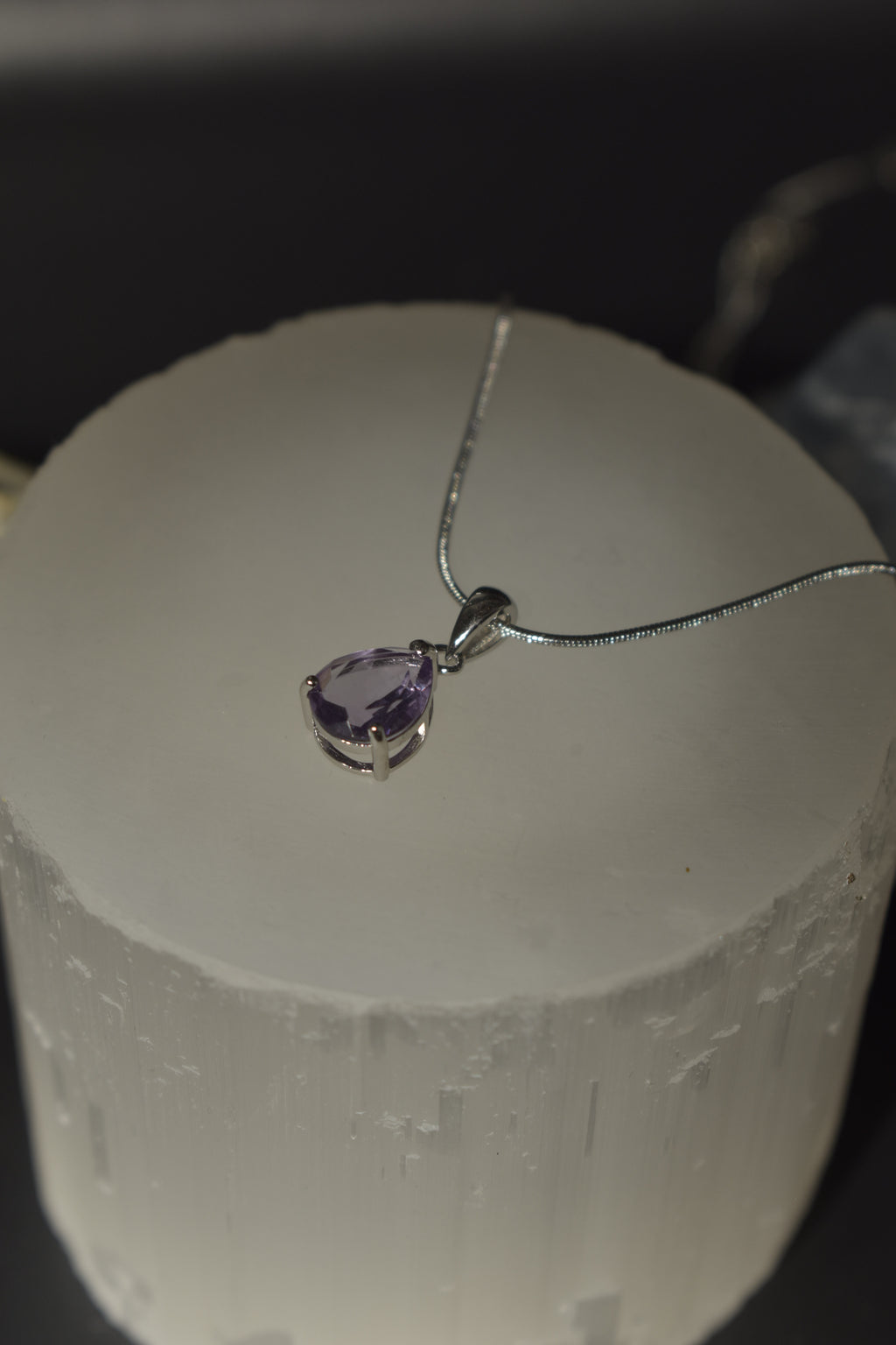Ciondolo in Ametista e argento 925