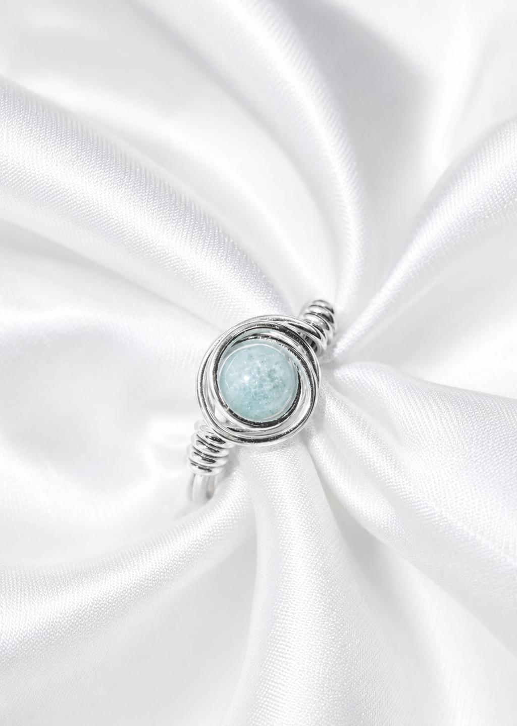 Ring „Alexis“ in Aquamarin