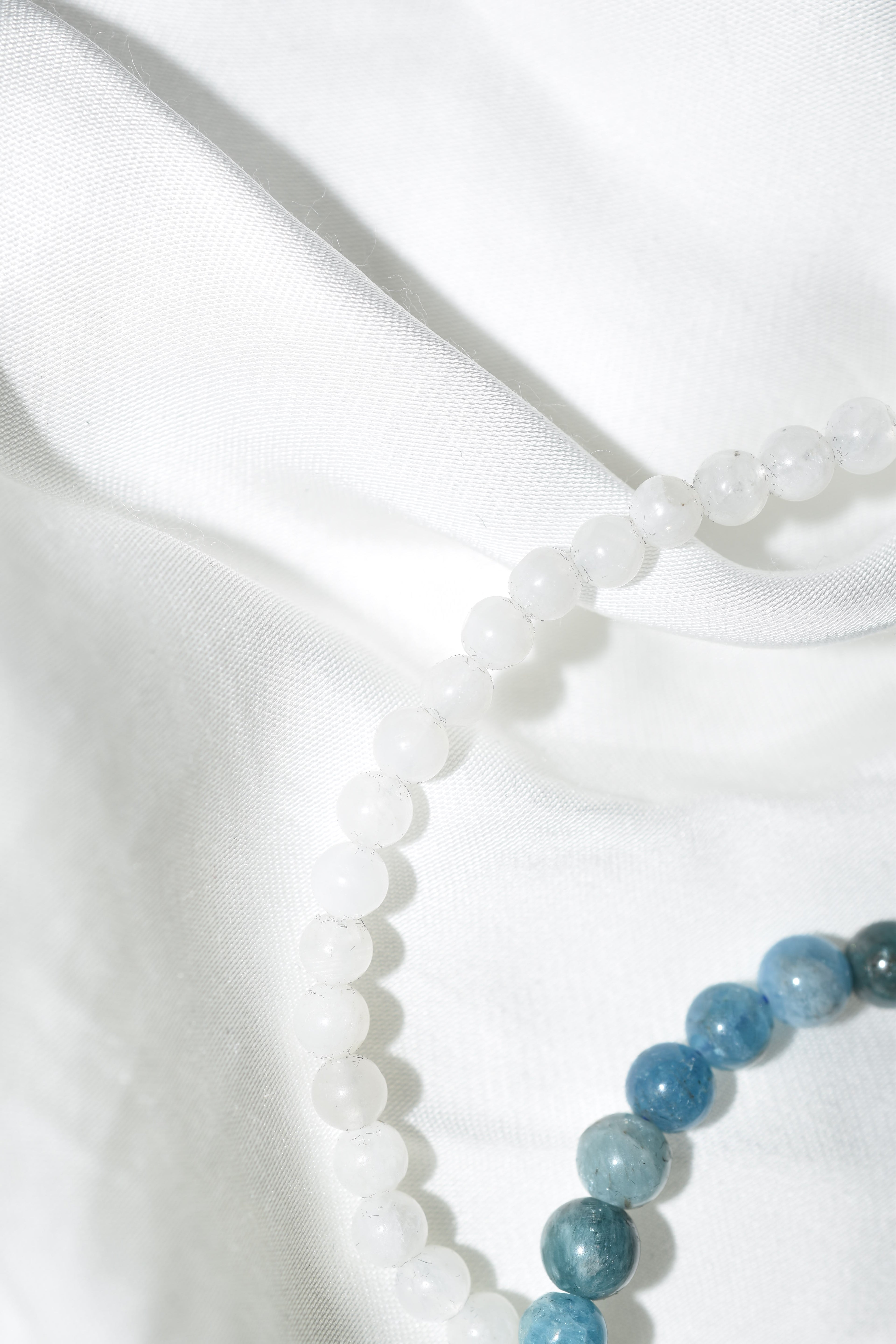 Lexi Bracelets in Apatite, Pyrite, Labradorite and Moonstone
