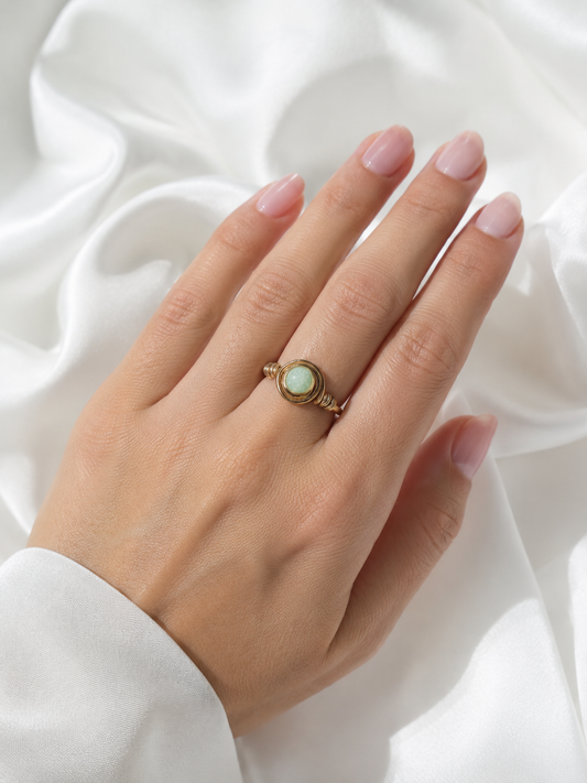 Anello Alexis in Acquamarina