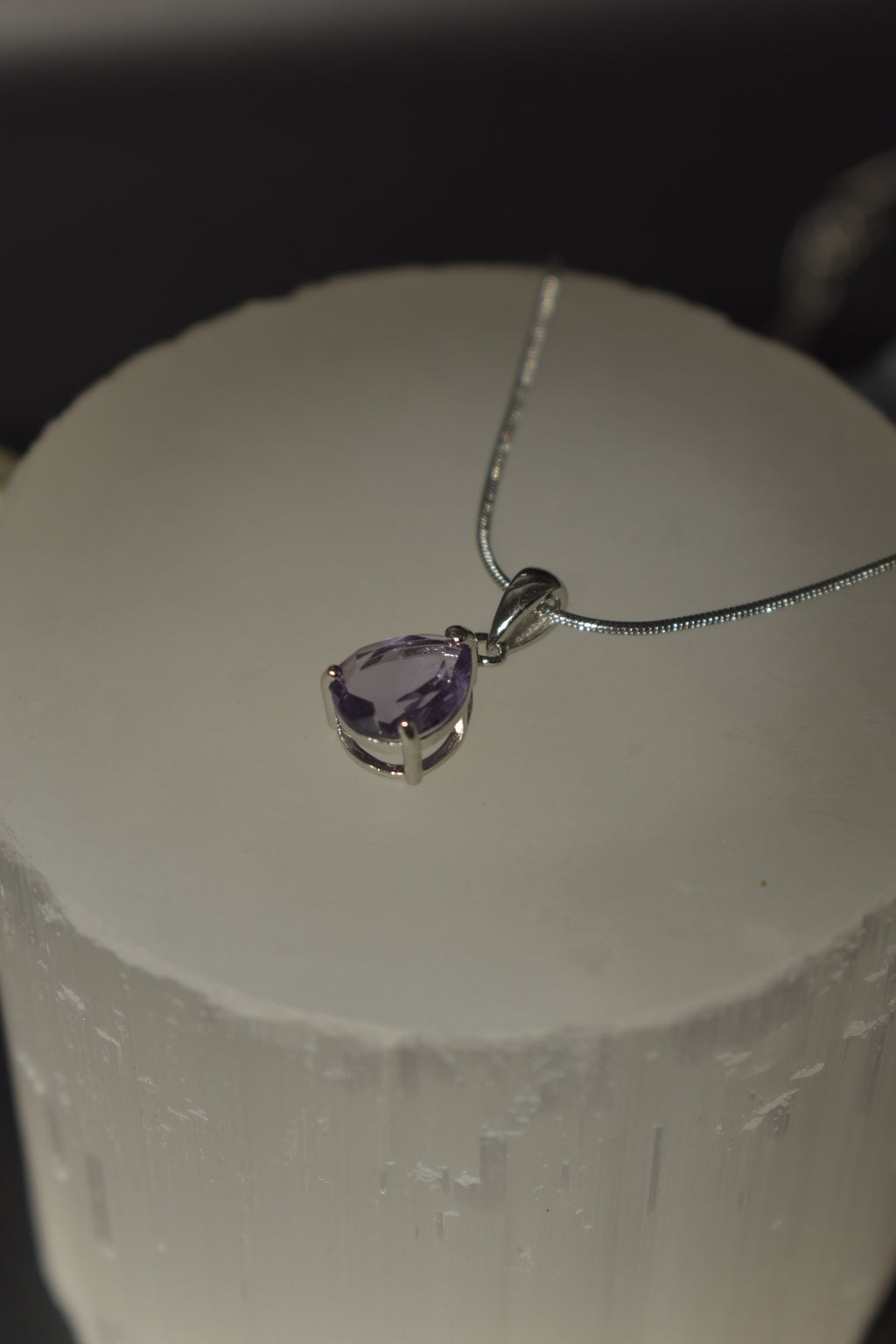 Ciondolo in Ametista e argento 925
