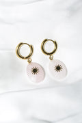 Bella Rose Quartz Earrings