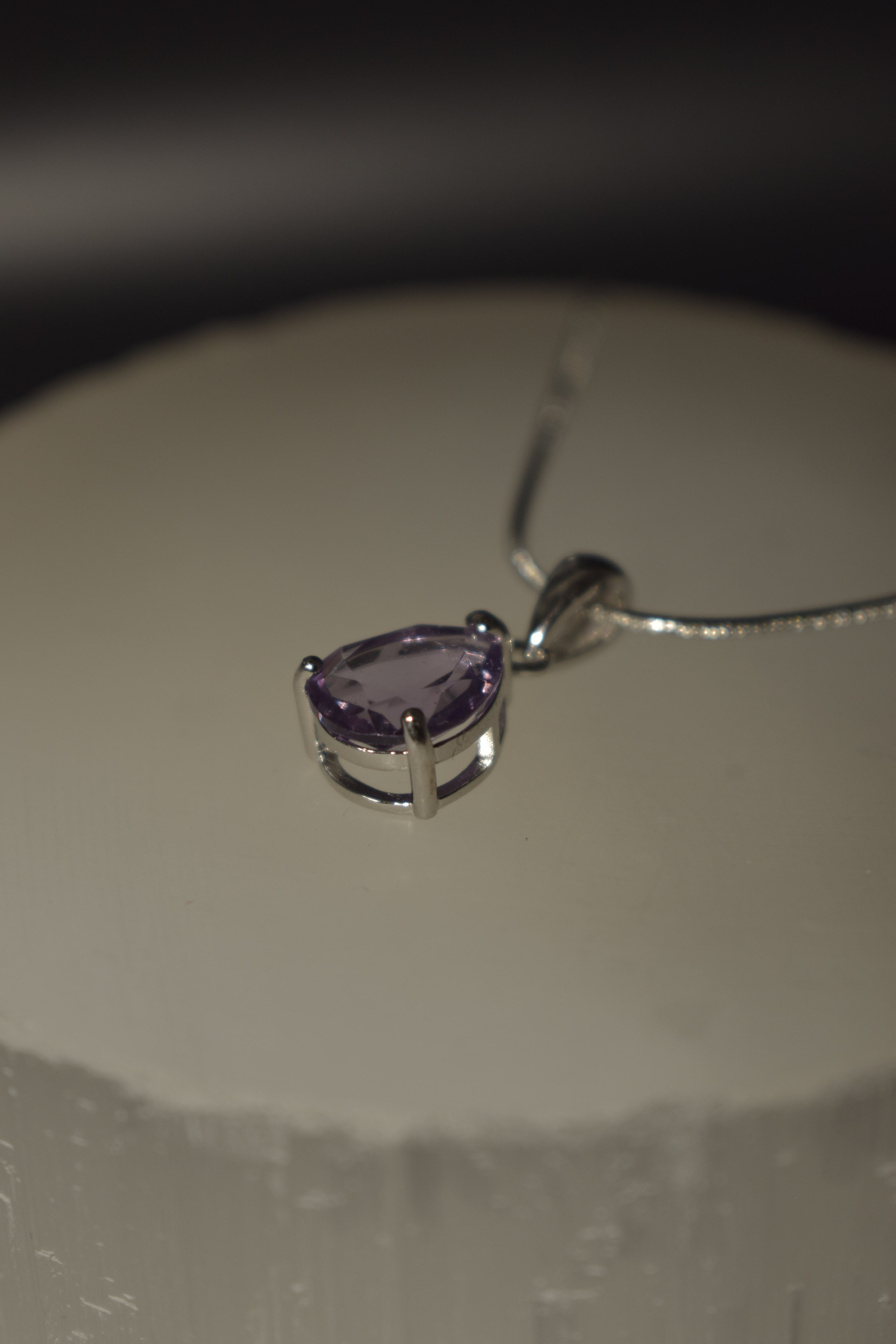 Ciondolo in Ametista e argento 925