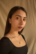 Res Tiger's Eye and Citrine Quartz Necklace