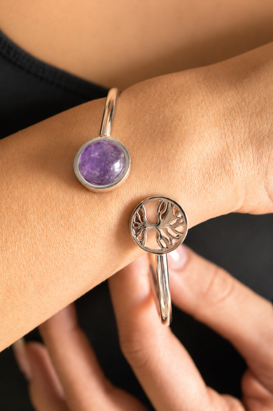 Bracciale Tree of life in Ametista