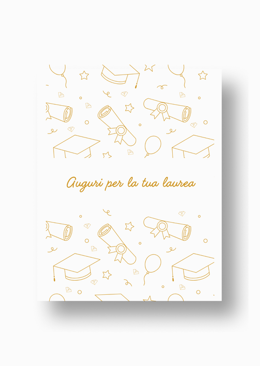 Cartolina “Auguri per la tua laurea”