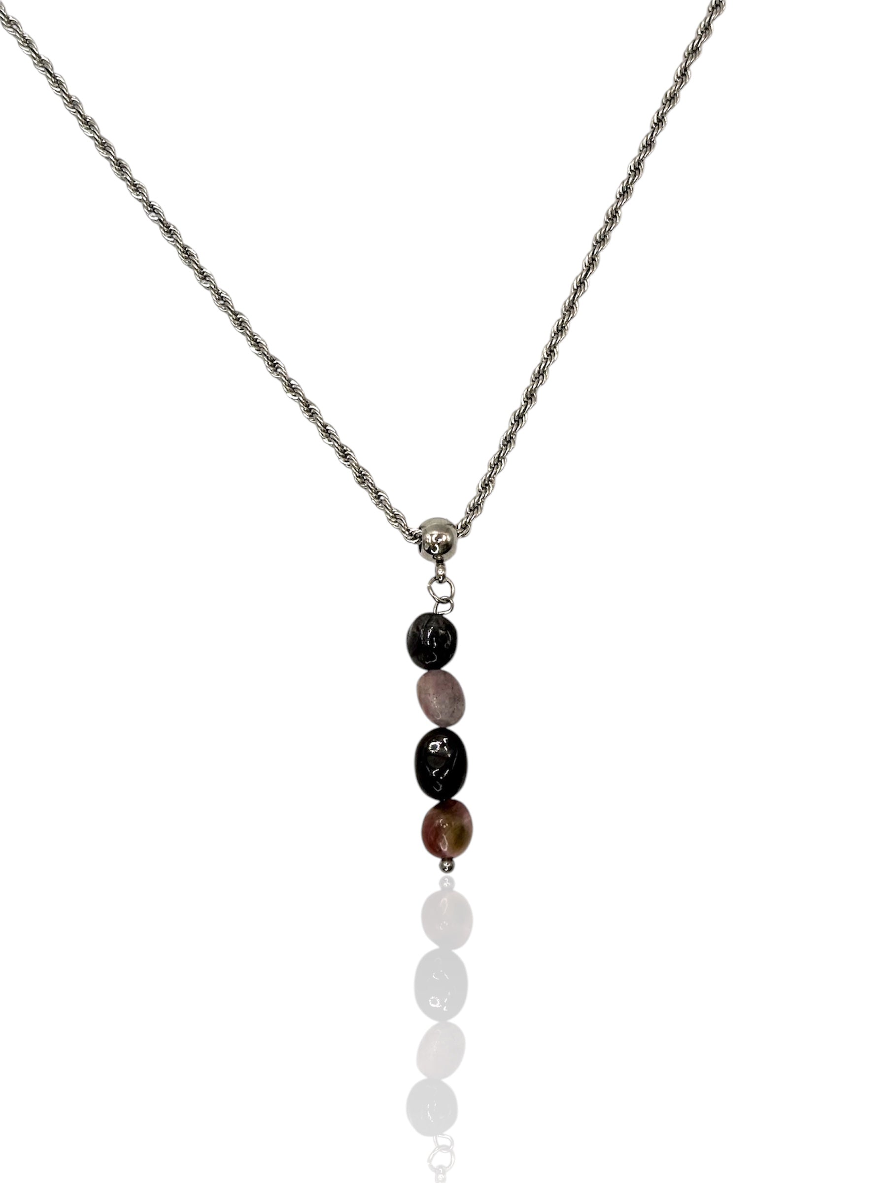 Collana “Camelia” in Tormalina Anguria