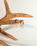 Crystal hoops in Ametista e Quarzo rosa