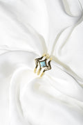 Anello rombo in Turchese