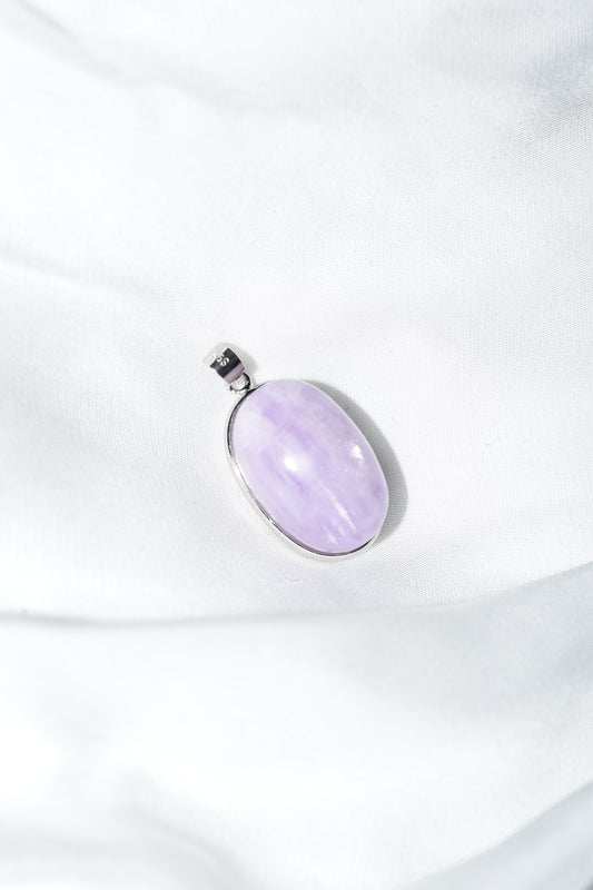 Ciondolo Kunzite in argento 925