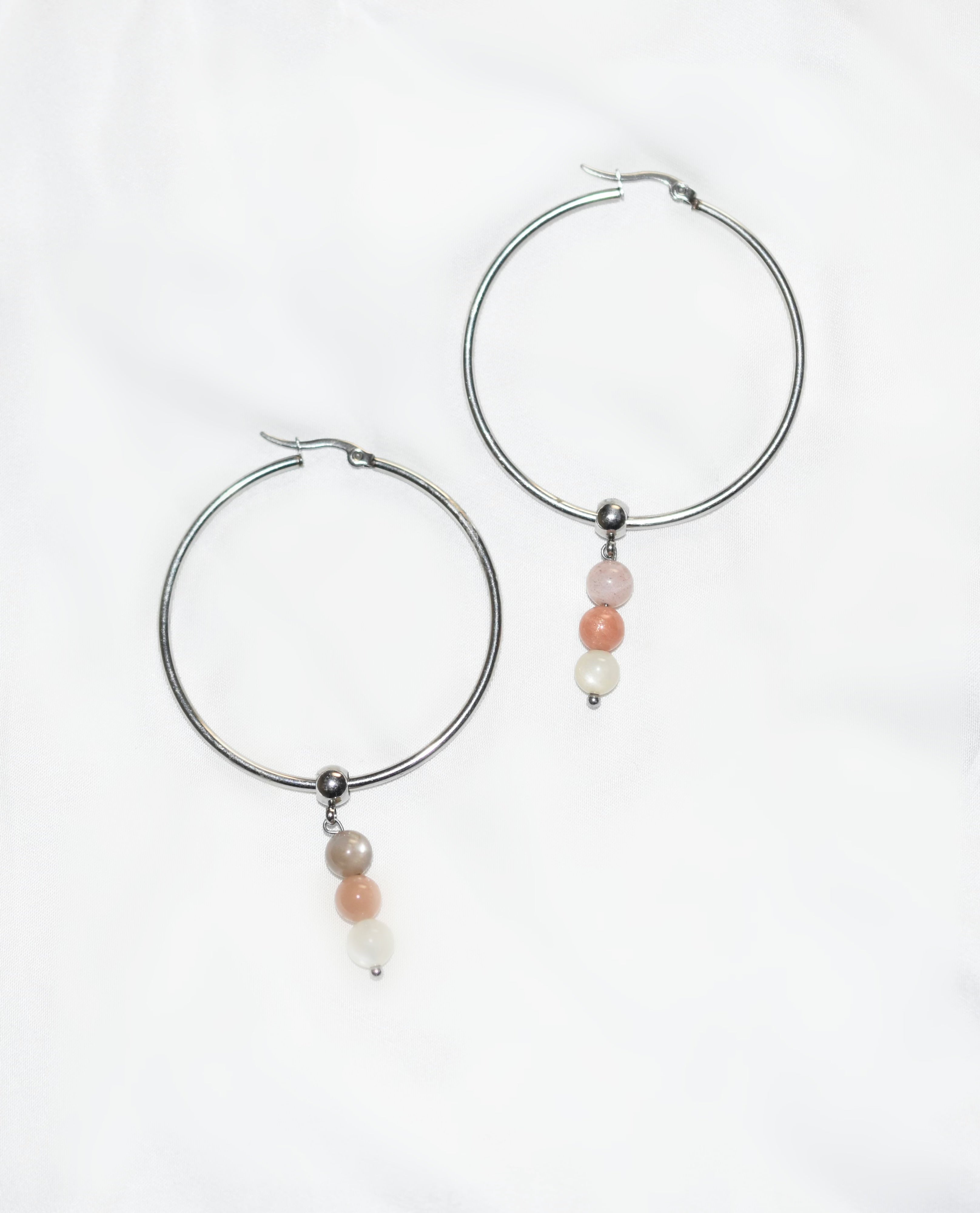 Orecchini Moon hoop