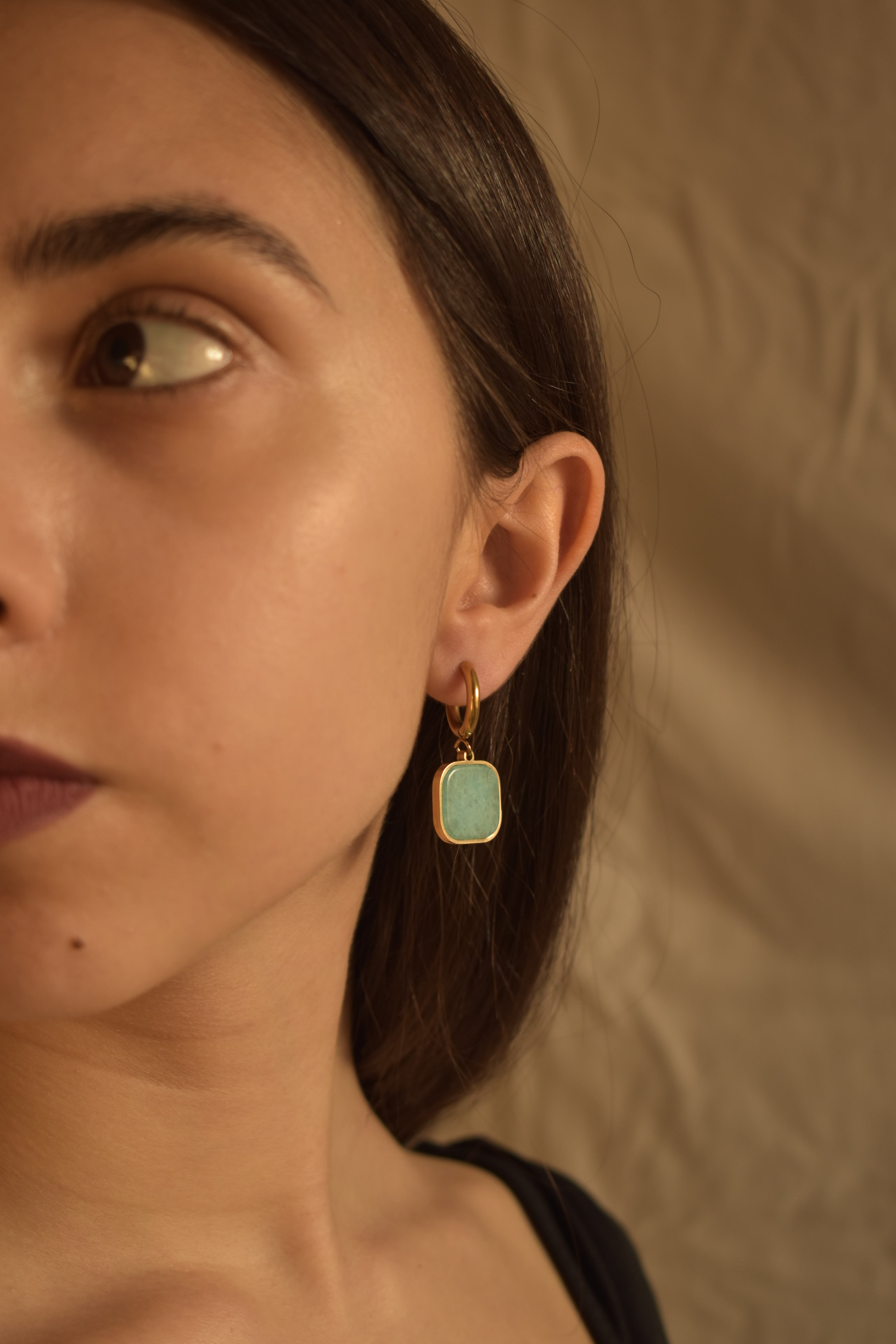 Euridice Amazonite Earrings