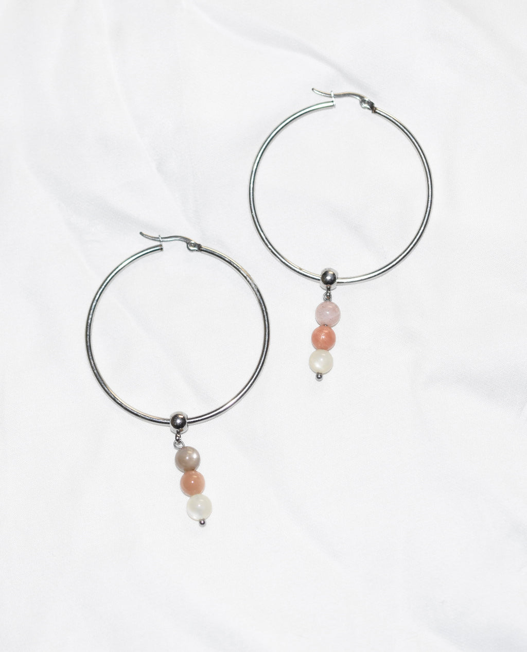 Orecchini Moon hoop