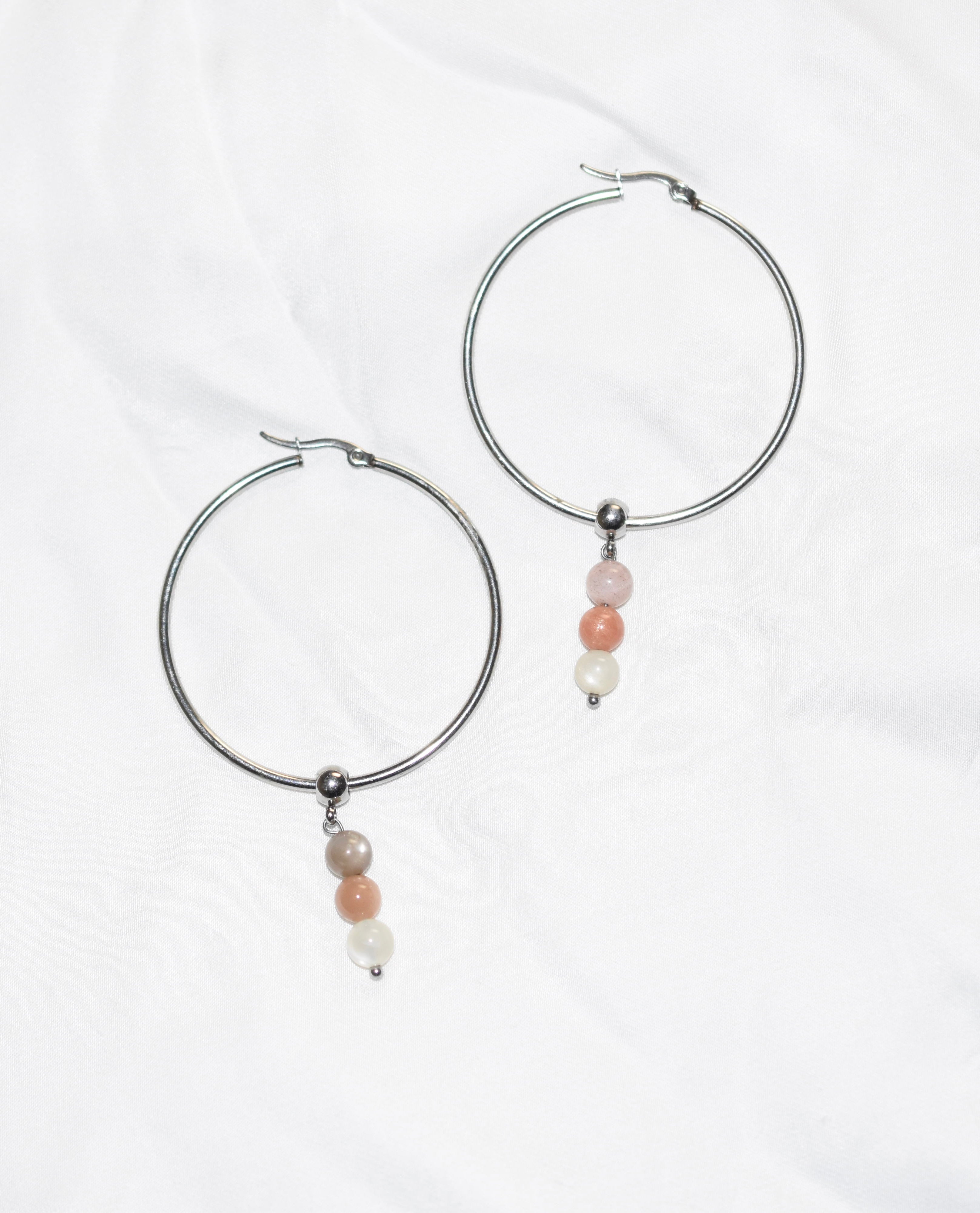Orecchini Moon hoop