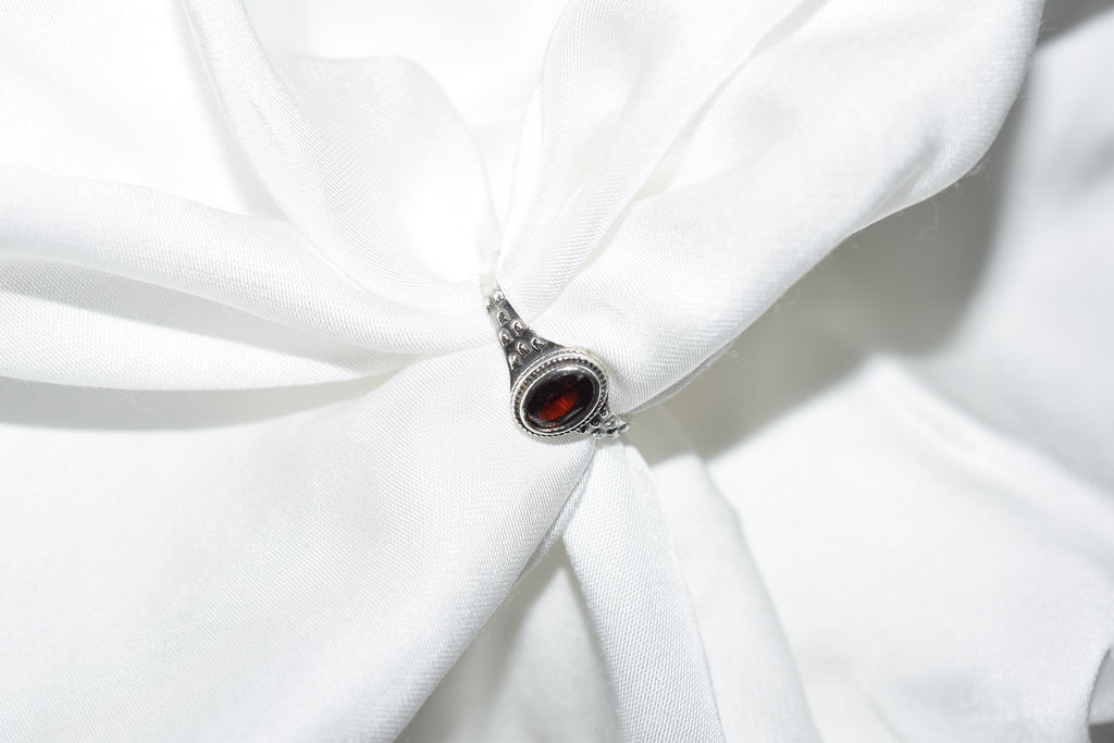 Anelli in Granato e argento 925