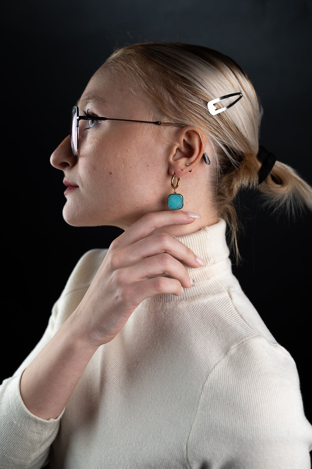 Euridice Amazonite Earrings
