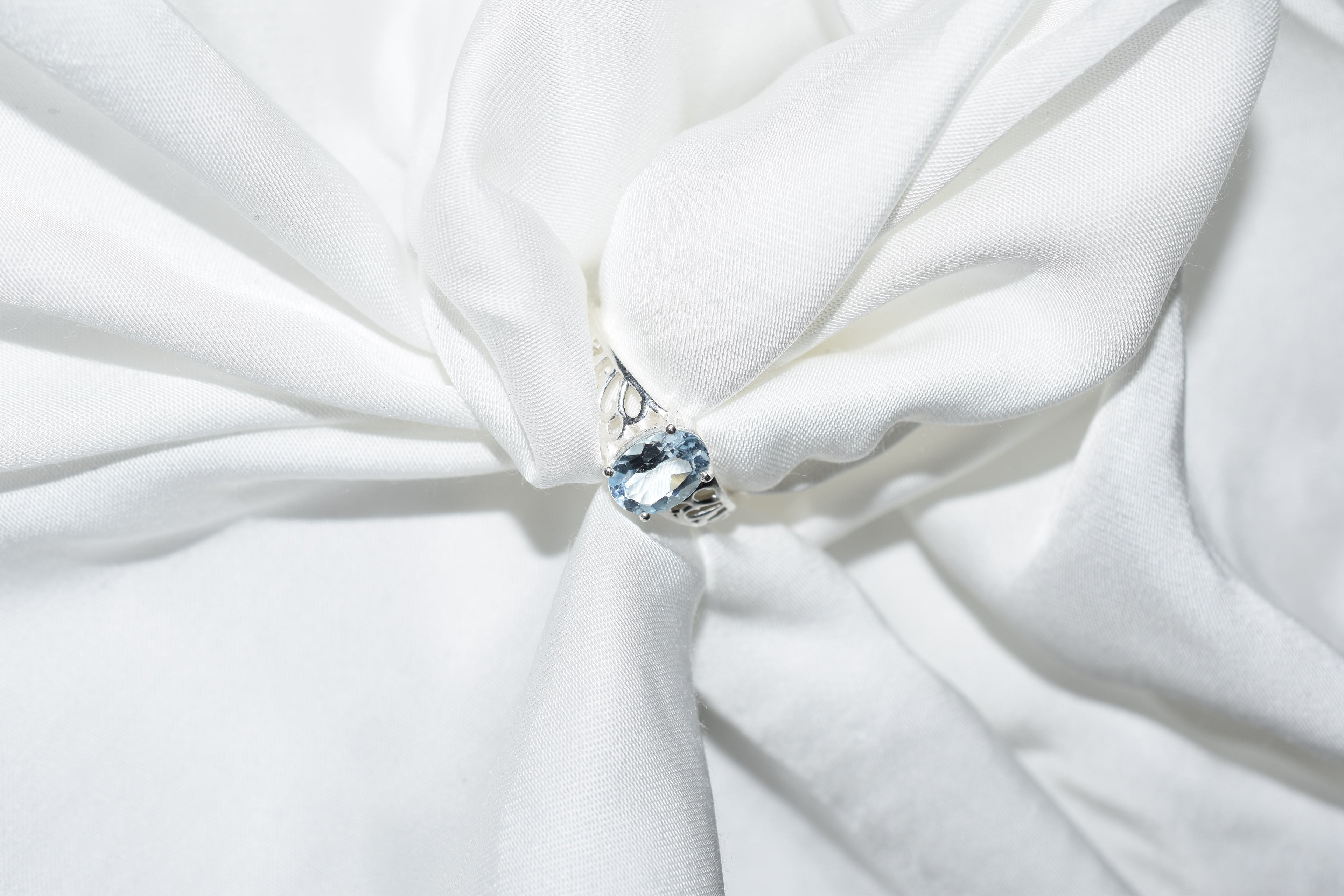 Anello Topazio in argento 925