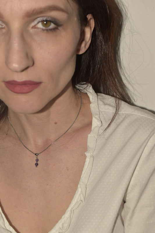 Collana Amber in Ametista
