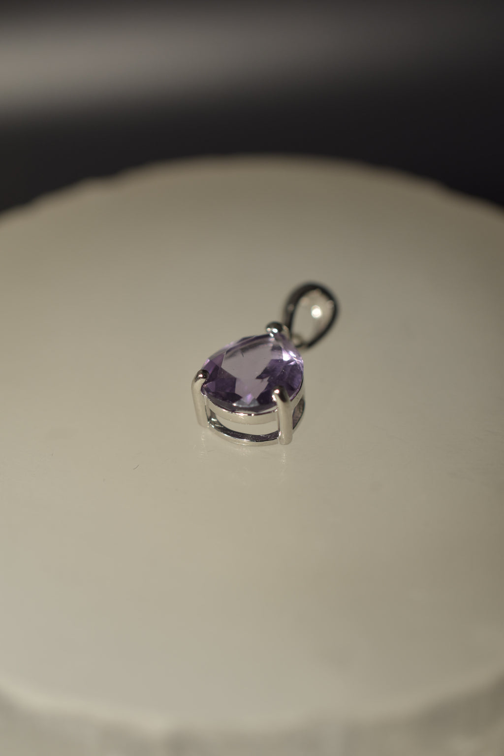 Ciondolo in Ametista e argento 925