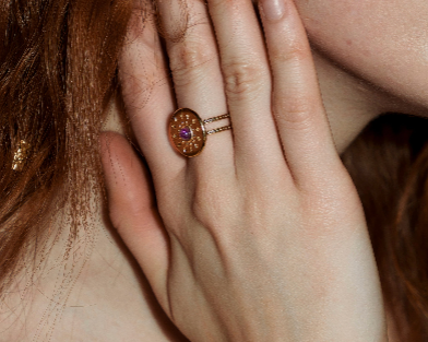 Anello “Gold Amethyst”