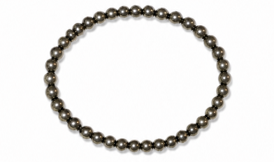 „Lexi“-Armbänder aus Apatit, Pyrit und Labradorit