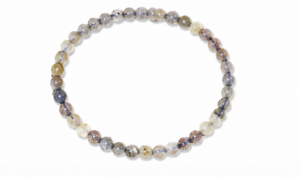 „Lexi“-Armbänder aus Apatit, Pyrit und Labradorit