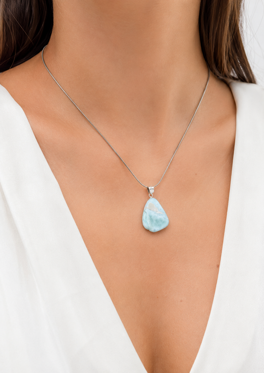 Ciondolo “Andromeda” in Larimar