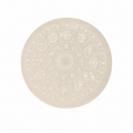 Selenite and Crystals Plate of the 7 Chakras