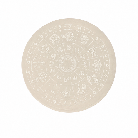 Piattino in Selenite e Cristalli dei 7 chakra